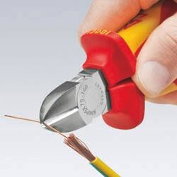 Pince coupante 180mm isolée 1000V bi-matière