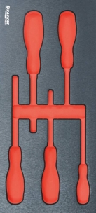 Module mousse vide - finition métal pour tournevis électricité isolé