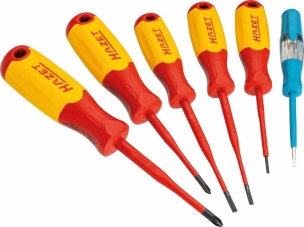 Tournevis électricien isolé 1000V - lot de 6 pcs