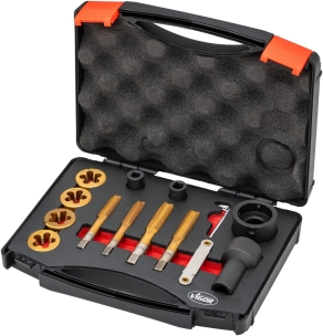 Taraud pour goujons et écrous de roue - jeu de 13 pcs