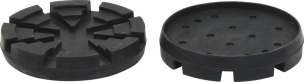 Tampon caoutchouc rond int/ext 120/125mm pour cric