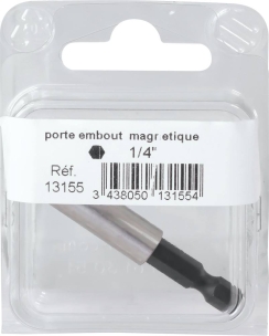 Porte embouts magnétique 1/4" - blister