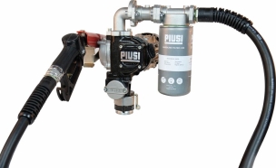 Pompe électrique essence 230V 56 l/min ATEX pour fût - en kit pistolet auto / tuyau