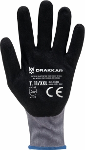 Gants de manutention 100% enduit nitrile T11 - carte