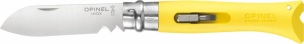 Couteau Opinel n°9 Bricolage jaune