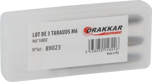 Taraud métaux HSS 3 passes M6
