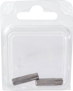Embout hexagonal 1/4"x25mm avec empreinte Torx® T40 - lot de 2 pcs