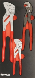 Module mousse 395x178mm métal pinces clé KNIPEX - 3 pcs