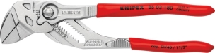 Pince clé gainée 180mm avec bouton poussoir - carte