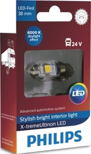 Lampe navette LED 24V 1W SV8,5 10,5X38mm