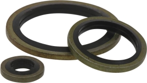 Joints métalliques à lèvre caoutchouc de 6 à 24mm - coffret de 150 pcs