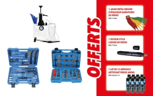 Lot repousse piston de frein - vidangeur - kit réparation - accessoires