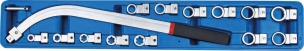 Clé de tension de courroie à têtes interchangeables - coffret de 15 pcs