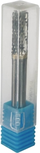 Fraise métallique cylindrique sur tige 6mm