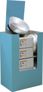 Lampe gamelle LED et abat jour - présentoir de 12 pcs Lampe gamelle LED et abat jour - présentoir de 12 pcs