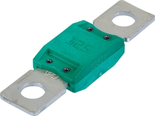 Fusible enfichable méga 125A vert - lot de 5 pcs