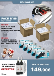 PN N°86 protections intérieures véhicules et gants jetables