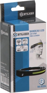 Lampe frontale LED ajustable 300 lumens rechargeable