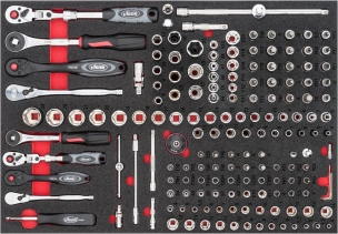 Module mousse plein 165 clés à douilles