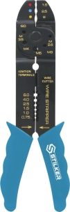 Pince à sertir 200mm cosse isolée gainée PVC - blister