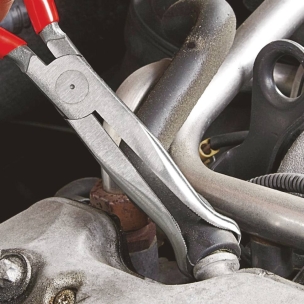 Pince droite 200mm pour cosse de bougie et pièces rondes