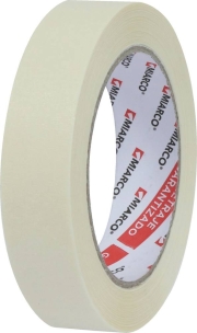 Ruban de masquage 80°C 24mm - lot de 72 rouleaux de 45m