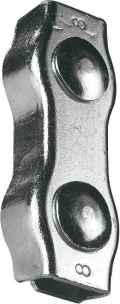 Serre-câble plat 2 boulons 10mm - sachet de 4 pcs