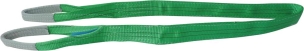 Elingue plate avec boucles 60mm 2T 1m vert