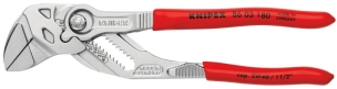 Pince clé gainée 180mm avec bouton poussoir