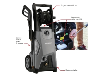 Nettoyeur HP eau froide 230V 9,2 l/min 180 bar