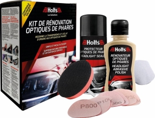 Kit de rénovateur optiques de phares - lot de 6 pcs