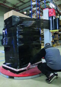 Film étirable machine 23µm noir 500mm 1420m