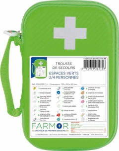 Trousse de secours "espaces verts" 2/4 personnes
