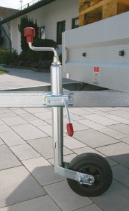 Roue jockey jante PVC 48mm avec blocage de la roue 150kg