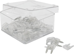 Fusible mini enfichable 25A blanc - lot de 50 pcs Fusible mini enfichable 25A blanc - lot de 50 pcs