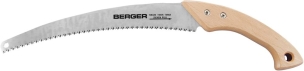 Scie d'élagage lame 330mm manche bois