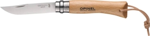 Couteau N°7 vernis naturel avec lien en cuir