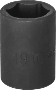 Douille à chocs 1/2" de 19mm - carte