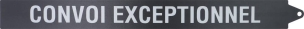 Réglette "convoi exceptionnel" pour réf. 16950