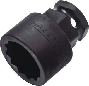 Douille à chocs longue 1/2" 6 pans extérieurs 24 mm - traction à 12 pans - 24mm