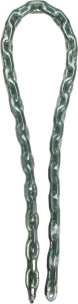 Chaîne antivol en acier cémenté recouverte de vinyle 8mm 1m