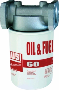 Filtre à gasoil Biodiesel B100 à absorption d'eau avec support 1" et 2 filtres 10μ 3/4"