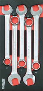 Module mousse 402x189mm carbone clés mixtes 23 à 27mm - 5 pcs