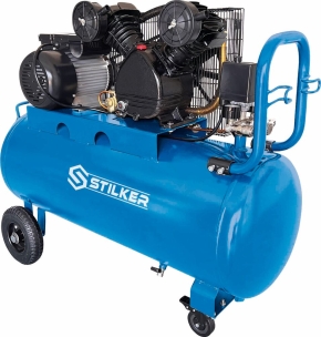 Compresseur à courroie 100L 3CV tête en V