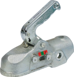 Tête d'attelage universelle 50mm pour remorque freinée