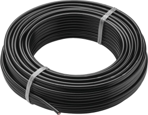 Câble rigide H07V-U 2,5mm² 25m noir