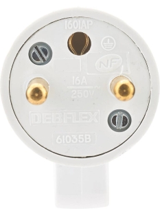 Fiche mâle 2P+T 230V