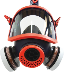 Masque de protection panoramique pour 2 filtres à baïonnette