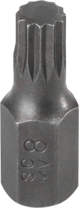 Embout hexagonal 10x30mm avec empreinte XZN 8mm