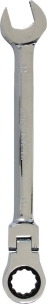 Clé mixte articulée à cliquet de 22mm - carte